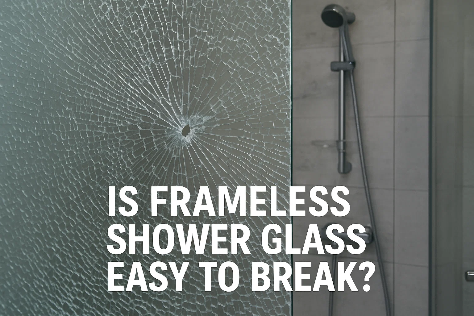 Is Frameless Shower Glass Easy to Break?