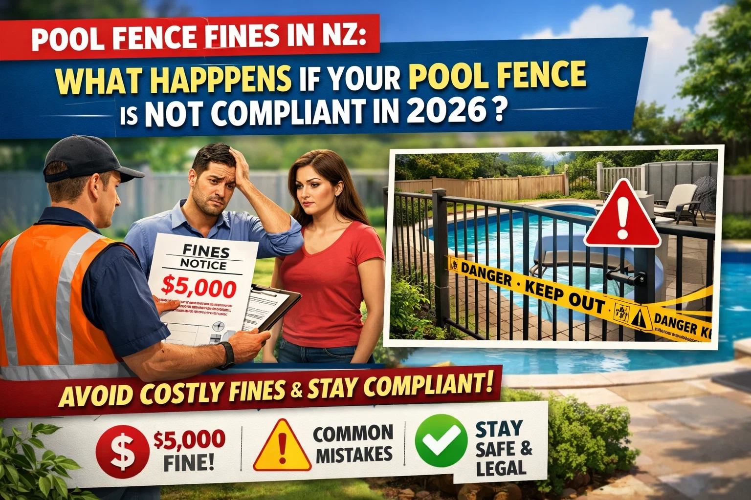 Pool Fence Fine NZ: What Happens If Your Pool Fence Is Not Compliant in 2026?