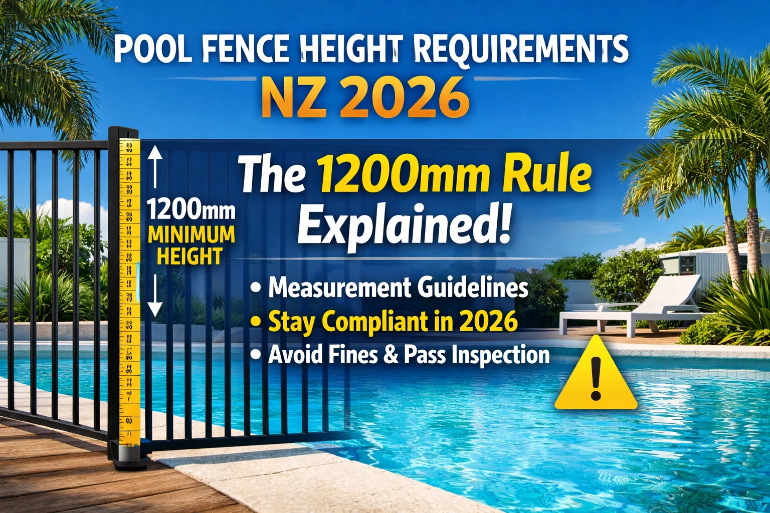Pool Fence Height Requirements NZ (2026 Guide)